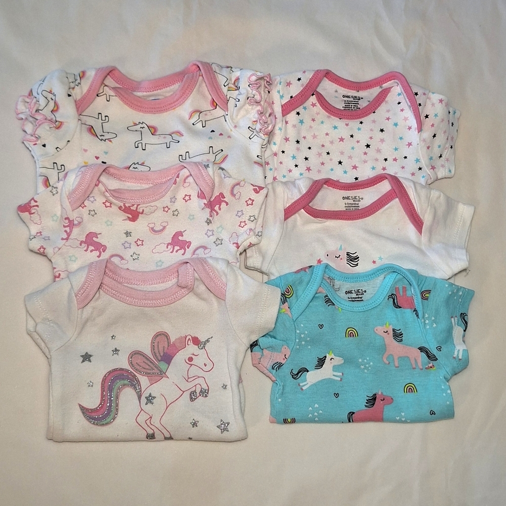 Pink and White Matching Set Unicorn Whimsy ( Offers are Accepted )